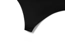 Tregonfly-AMORE – BLACK MOCK NECK BODYSUIT-BOTTOM FRONT