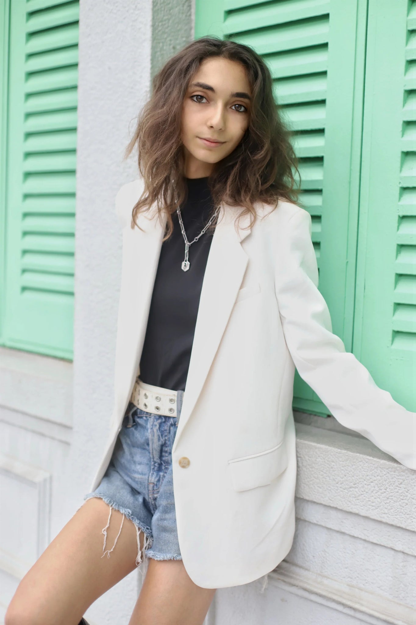 Tregonfly-AMORE – BLACK MOCK NECK BODYSUIT-LOOK 01