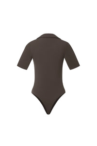 Tregonfly-BENE – BROWN POLO BODYSUIT-BACK